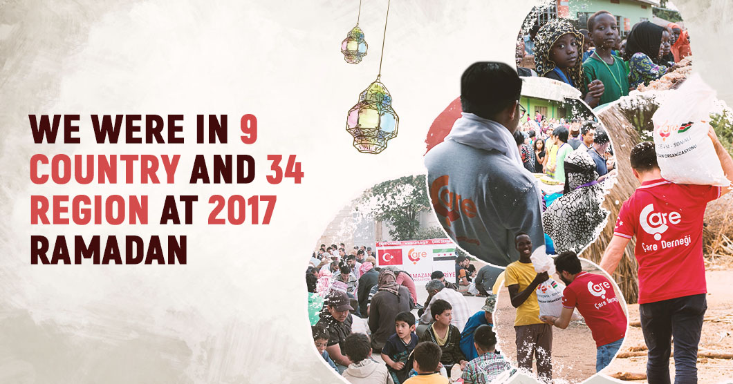 2017 Ramazan'da 9 Ülke 34 Bölgedeydik