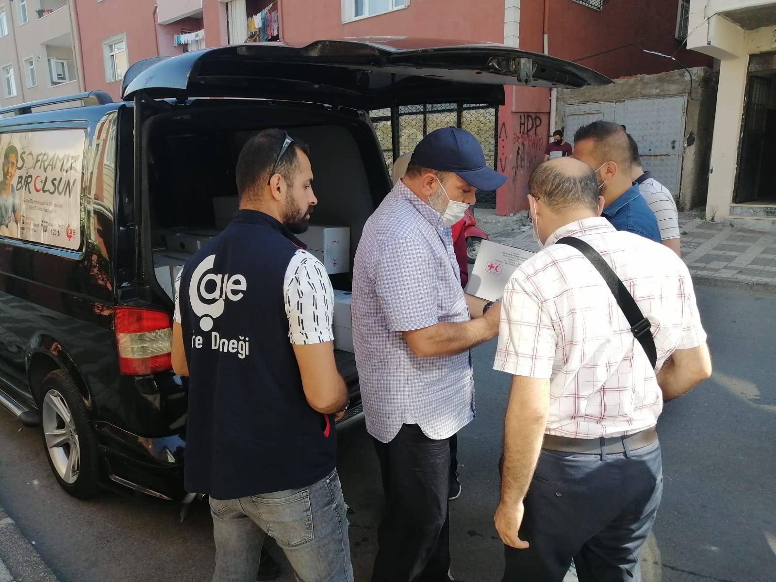 Ümraniye’deki Suriyeli Ailelere Yardım