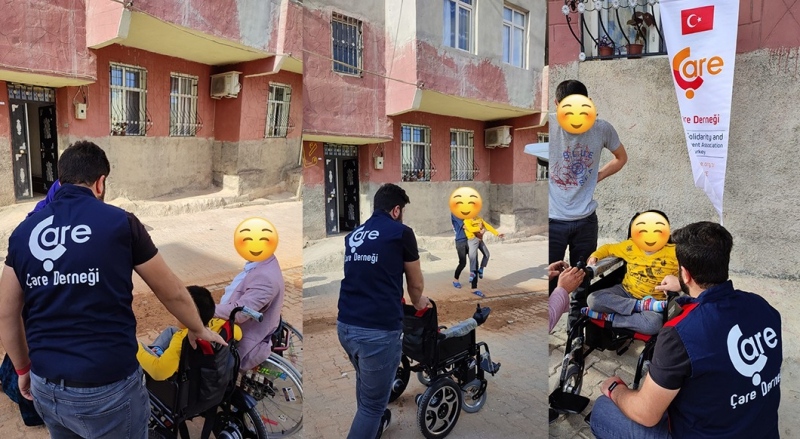 9 Yaşındaki Çocuğa Tekerlekli Sandalye Yardımı