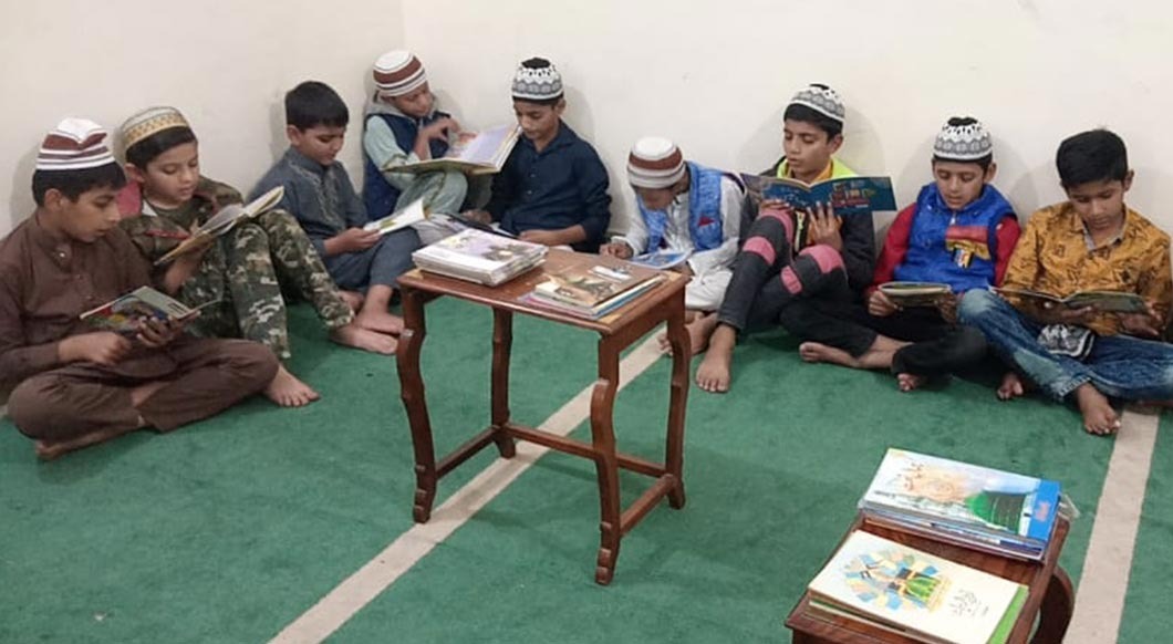 Pakistani Orphans at Reading Camp!
