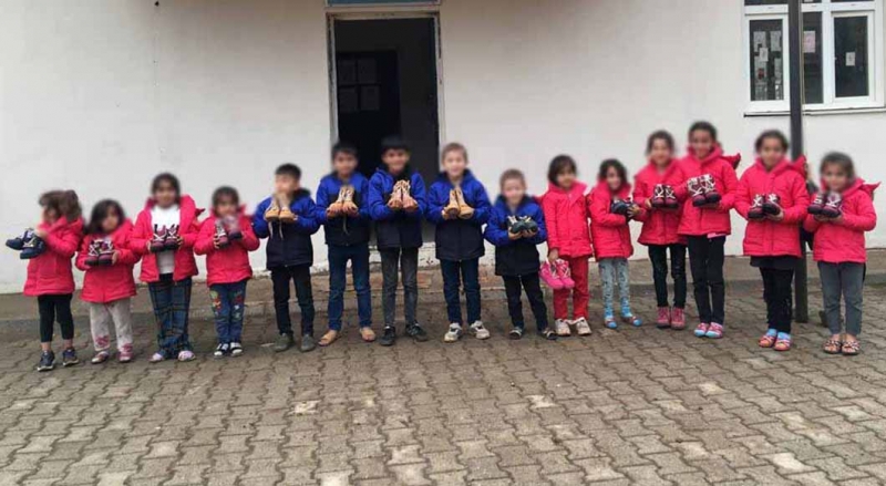 Şırnak Köy Okuluna Bot Yardımı