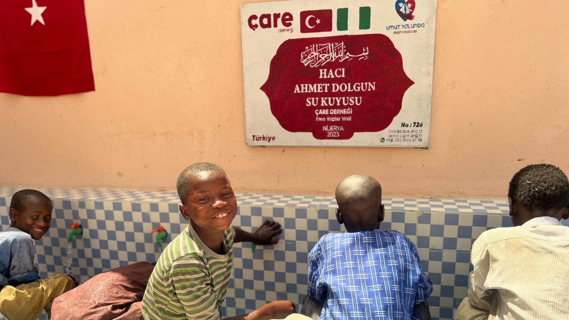 Water Well Opened in an Orphanage Garden in Nigeria