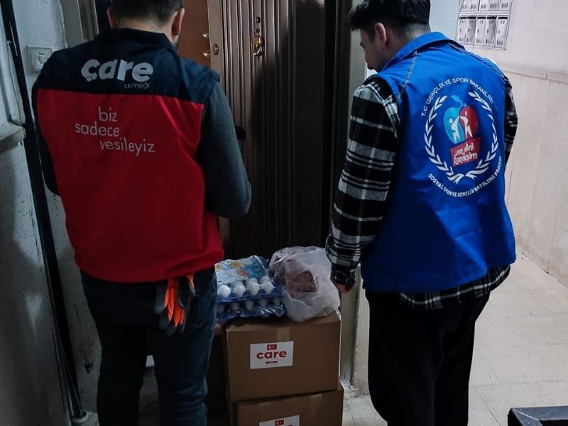 Ankara’da 111 Aileye Ramazan Yardımı