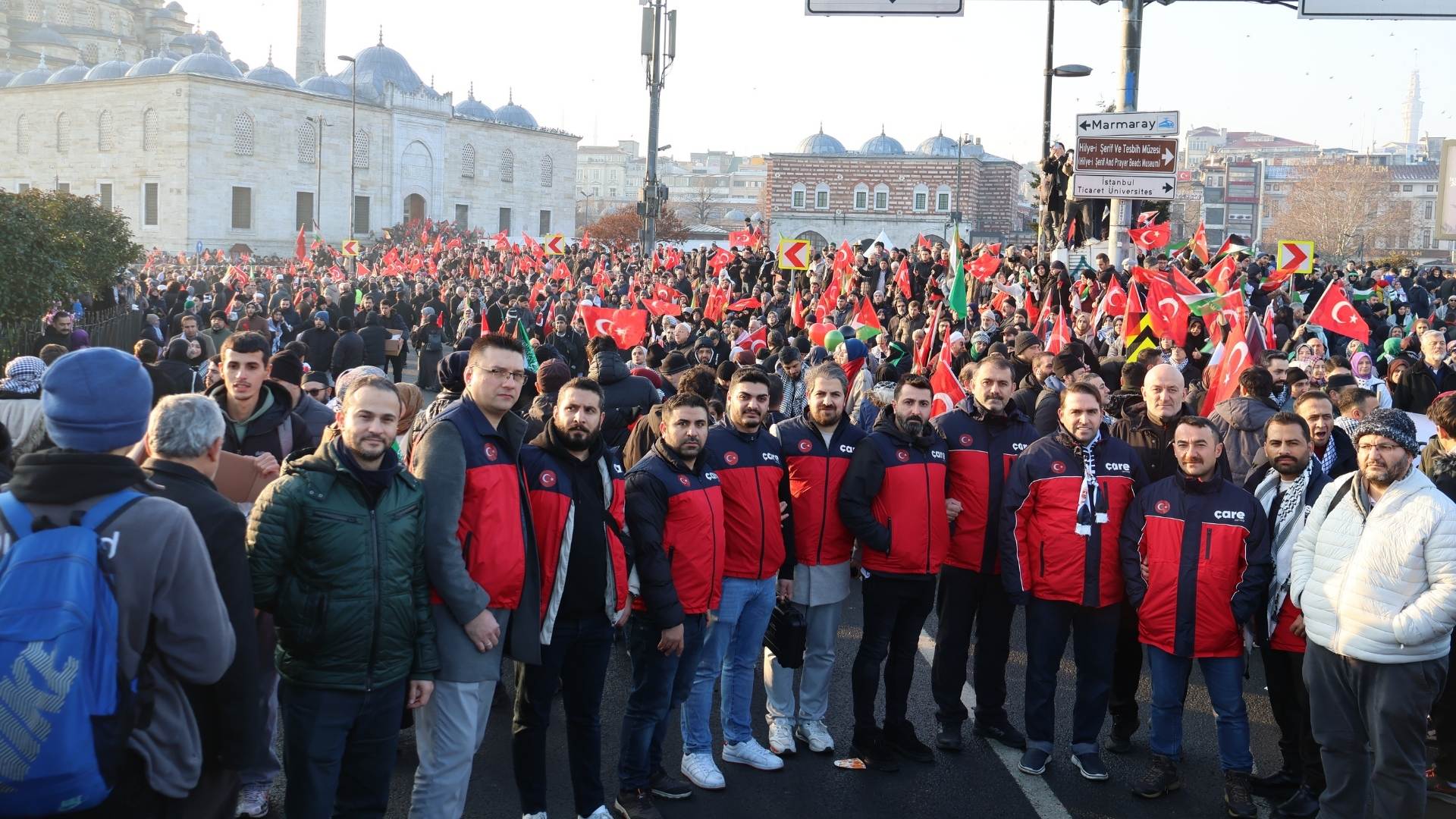 Çare Derneği'nden Filistin İçin Umut Yürüyüşü