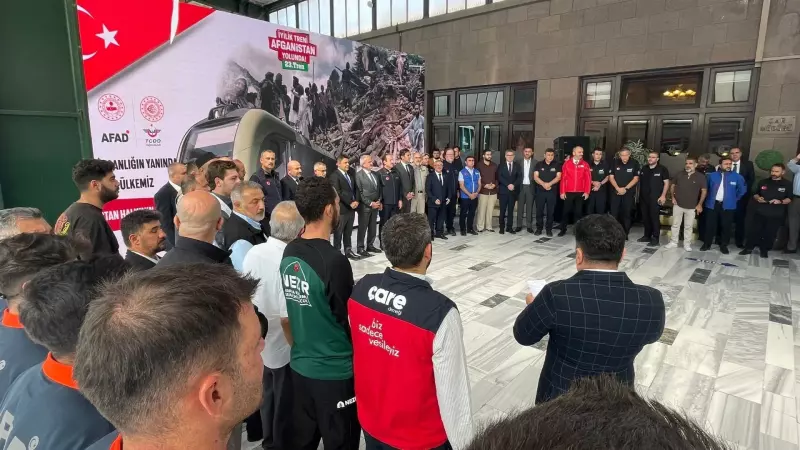  İyilik Treni ile Afganistan'ın Yaralarını Sarıyoruz